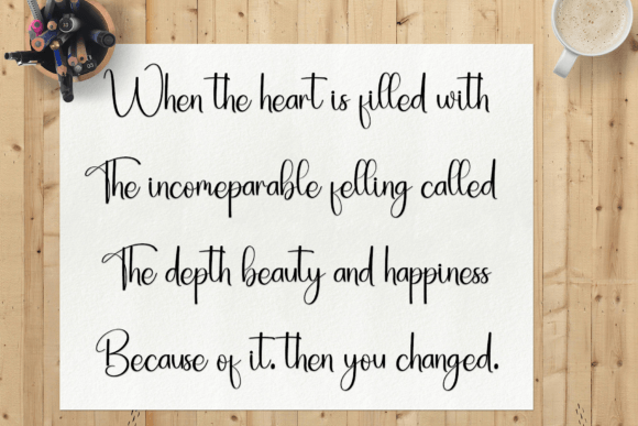 Handwriting Samantha Font font preview - 4