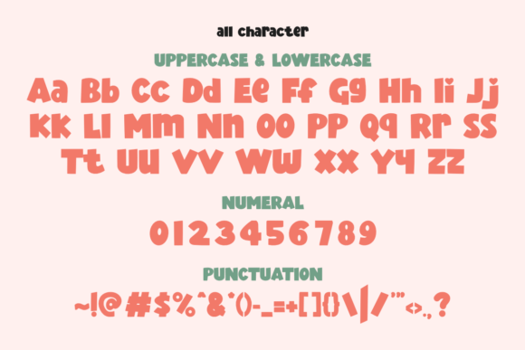 Kinder Grinch Font PNG with transparent background - Preview 4