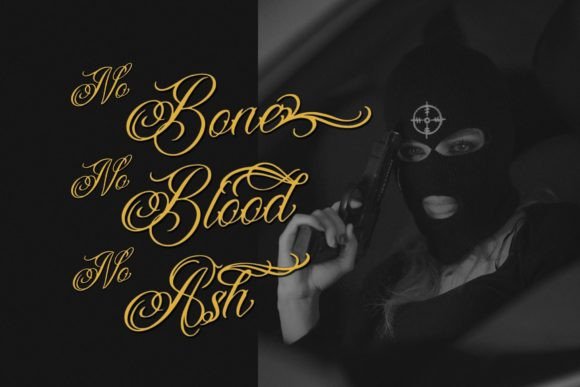 Landog Tlaloc Font PNG with transparent background - Preview 5