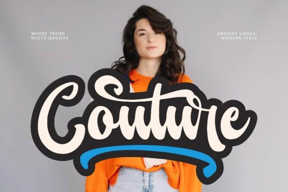 Master Groovy Font PNG with transparent background - Preview 2
