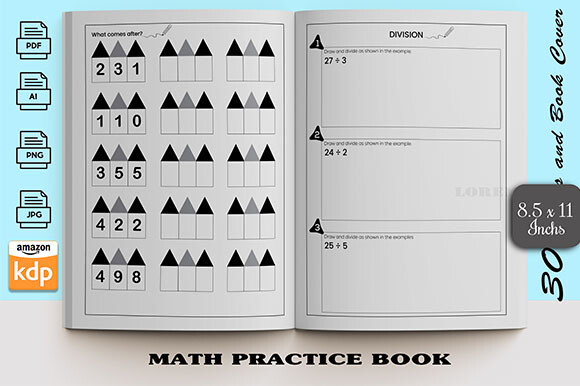 Math Activity Practice Book-KDP Graphic by MR Mamun Store · Creative ...