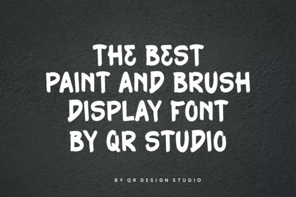 Paint Ripsona Font PNG with transparent background - Preview 2