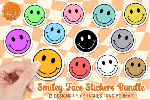 Smiley Face Stickers Bundle