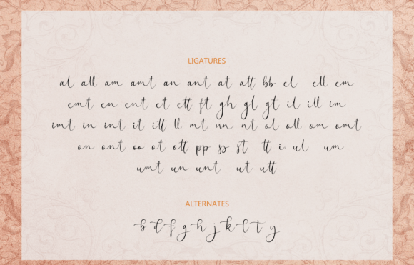 Bellegance Font - Preview 6