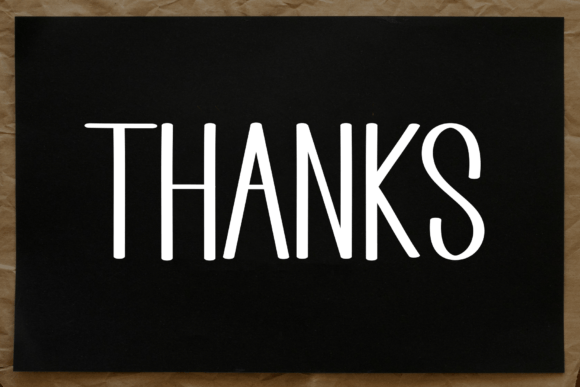 Blackpaper Font - Preview 6