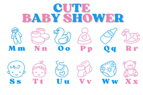 Cute Baby Shower Font - Preview 2