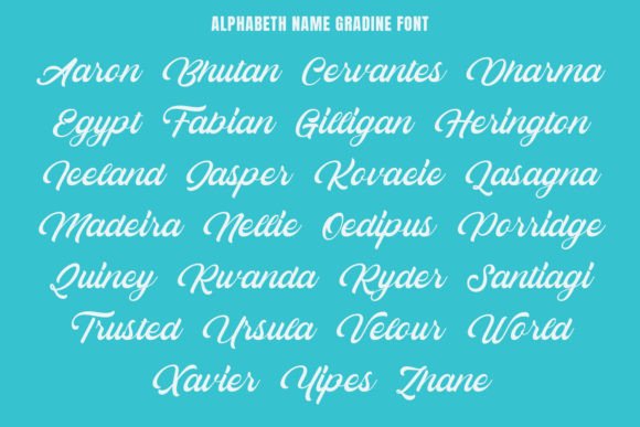 Gradine Font - Preview 6