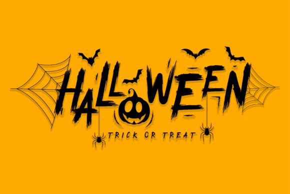 Halloween Brush Font - Preview 4