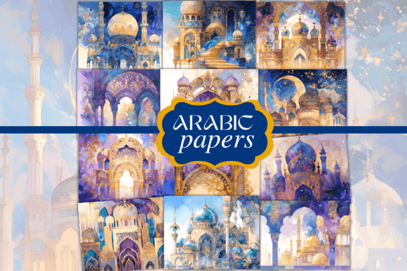 Pastel Arabic Background Papers