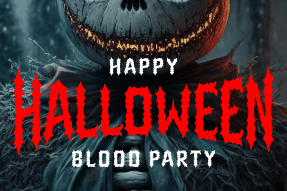 Road Ghost Font PNG with transparent background - Preview 1