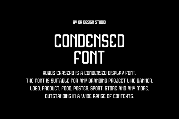 Robos Chasero Font PNG with transparent background - Preview 2