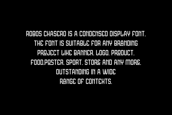 Robos Chasero Font PNG with transparent background - Preview 4