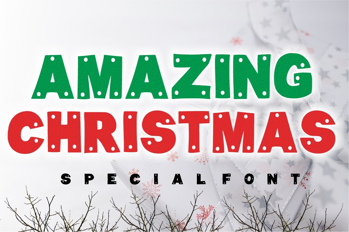 Amazing Christmas Font - photo 1
