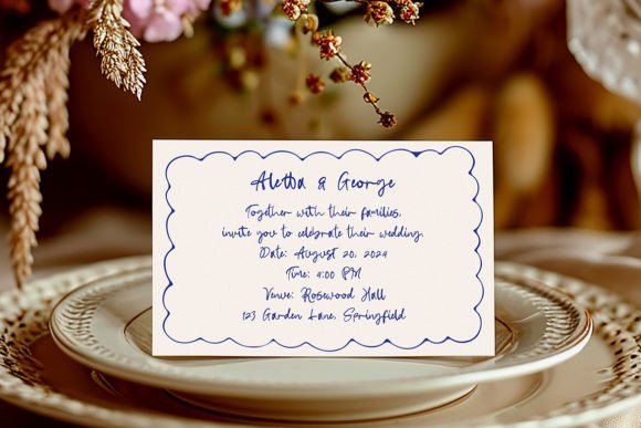 Bailett Hand Font - Preview 1