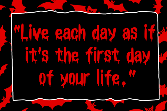 Blood of Dracula 2.0 Font PNG with transparent background - Preview 2