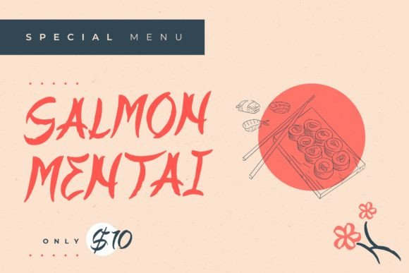 Blossom Sakura Font - Preview 3