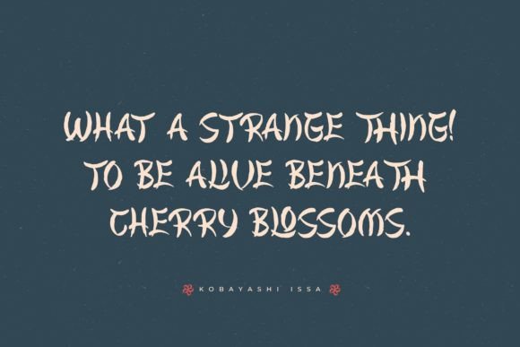 Blossom Sakura Font - Preview 4
