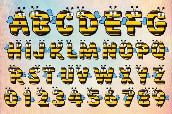 Bumble Bee Font - Preview 1
