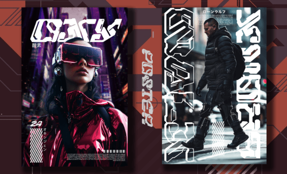 Cyber Kornea Font PNG with transparent background - Preview 2