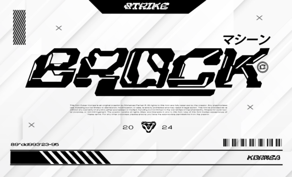 Cyber Kornea Font PNG with transparent background - Preview 3