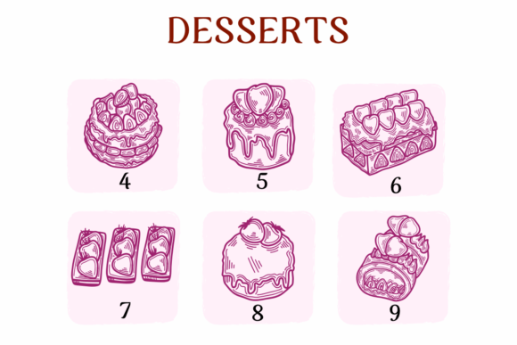 Desserts Font - Preview 3
