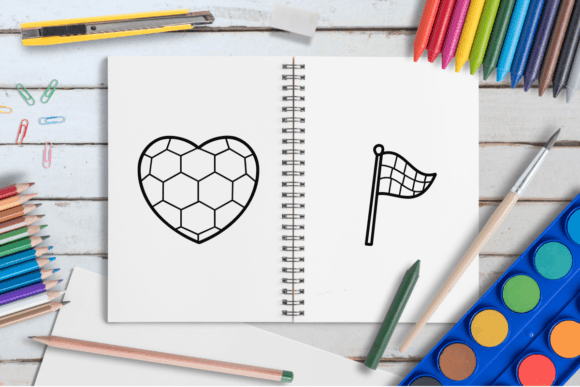 Football Doodle Font - Preview 5