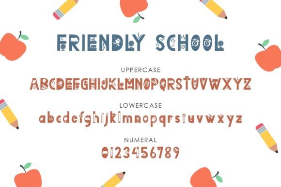 Friendly School Font - Preview 4