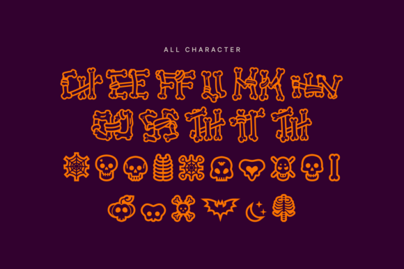 Ghoul Bones Font - Preview 1