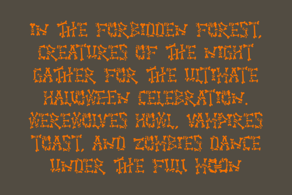 Ghoul Bones Font - Preview 4