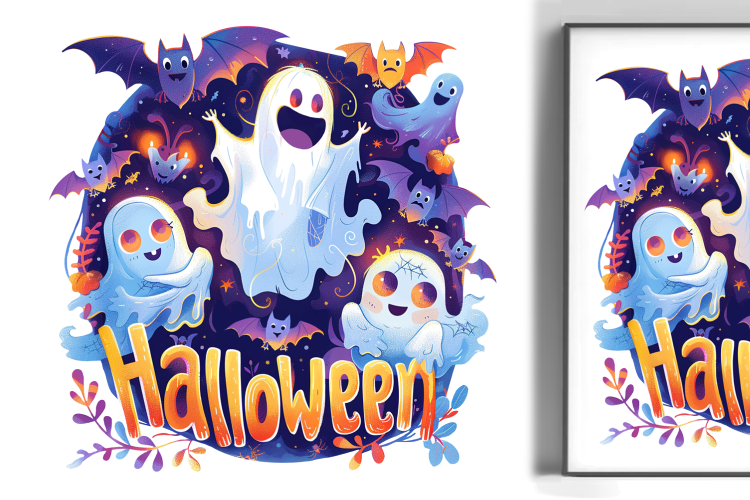 Halloween , Cast , Inscription, Png Graphic by Pink Pion · Creative Fabrica