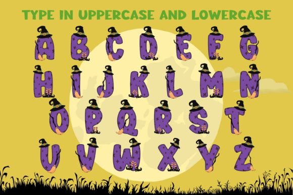 Halloween Witch Font - Preview 1