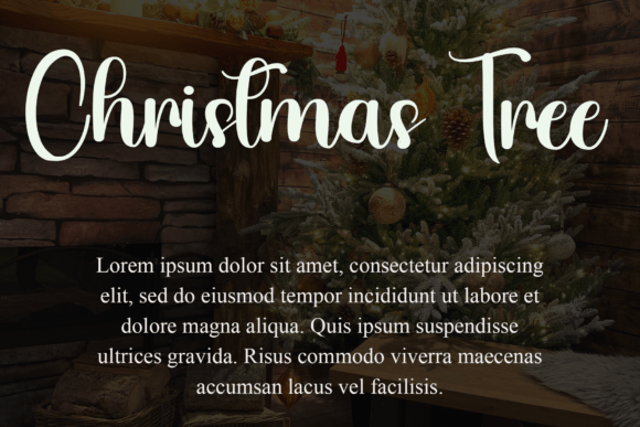 Happy Christmas Font - Preview 6