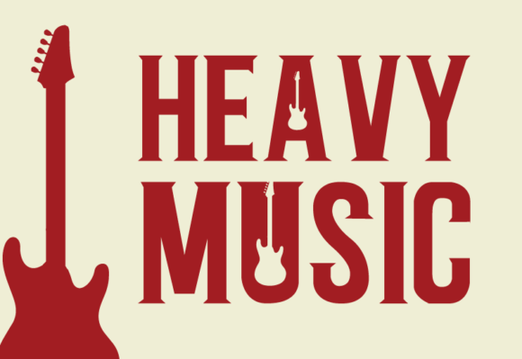 Heavy Music Font PNG with transparent background - Preview 2