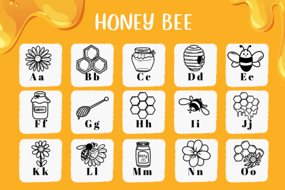 Honey Bee Font - Preview 1