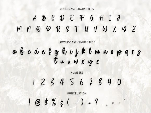 Lucky Cows Font PNG with transparent background - Preview 4