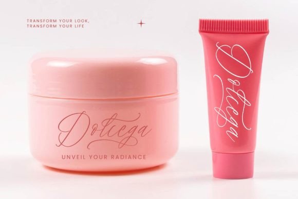 Magnolia Florale Font PNG with transparent background - Preview 2