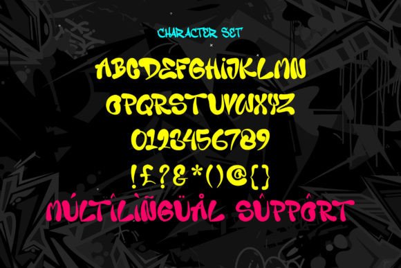 Monosock Font PNG with transparent background - Preview 1
