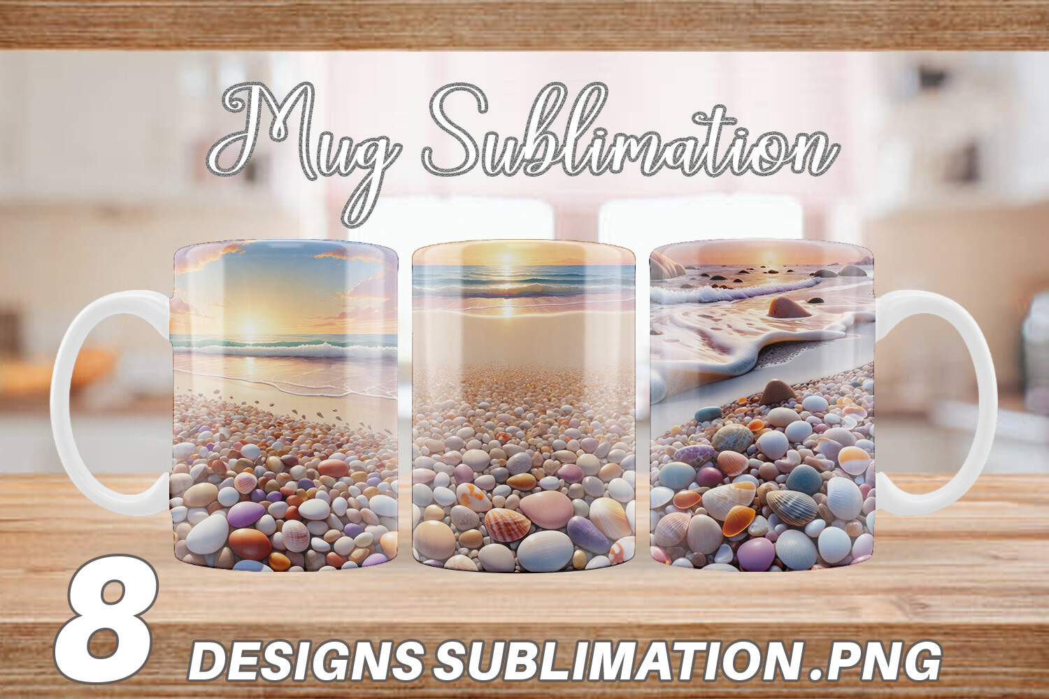 Mug Wrap Beach Summer Graphic by Artnoy · Creative Fabrica