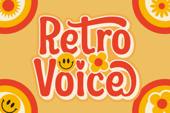 Retro Grils Font PNG with transparent background - Preview 1