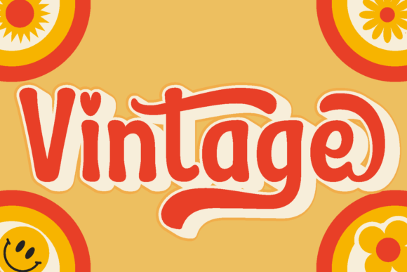 Retro Grils Font PNG with transparent background - Preview 2