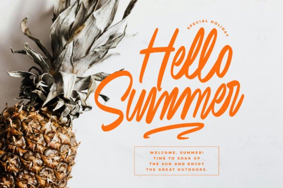 Saturday Delicate Font PNG with transparent background - Preview 3
