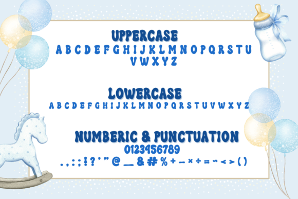 Cute Baby Font - Preview 1
