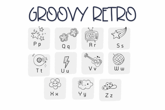 Groovy Retro Font - Preview 2