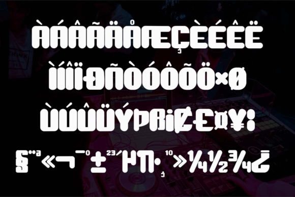 Muller Font PNG with transparent background - Preview 4