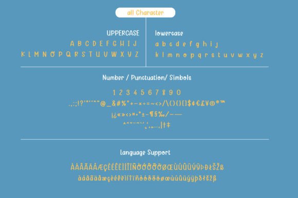 Mango Delight Font Font PNG with transparent background - Preview 1