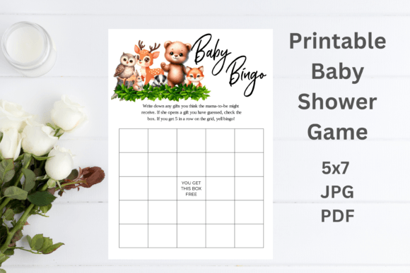 Printable Forest Animals Bingo Game