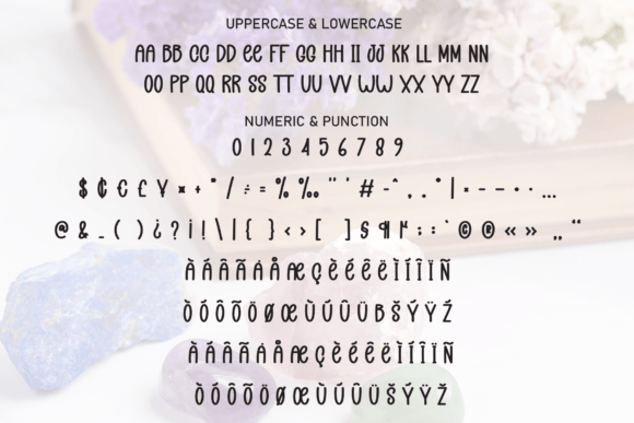 Rainbow Moonstone Font PNG with transparent background - Preview 6