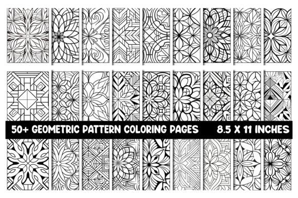 50+ Geometric Pattern Coloring Pages