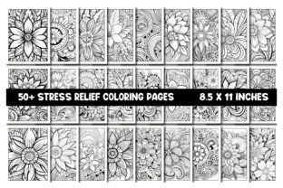 50+ Stress Relief Coloring Pages Graphic by Aylani Emilia · Creative ...