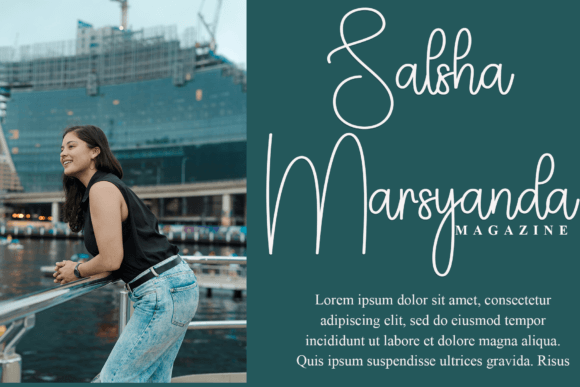 Ashley Handmade Font - Preview 1